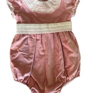 Charming Pink Lace Kids Bodysuit